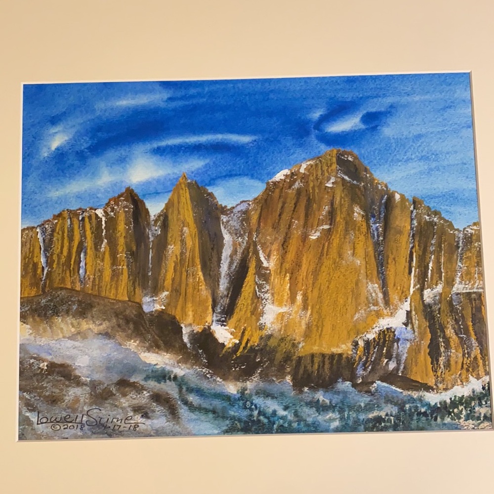 Original Watercolor 16x20 Majesty - Picture 5 of 6